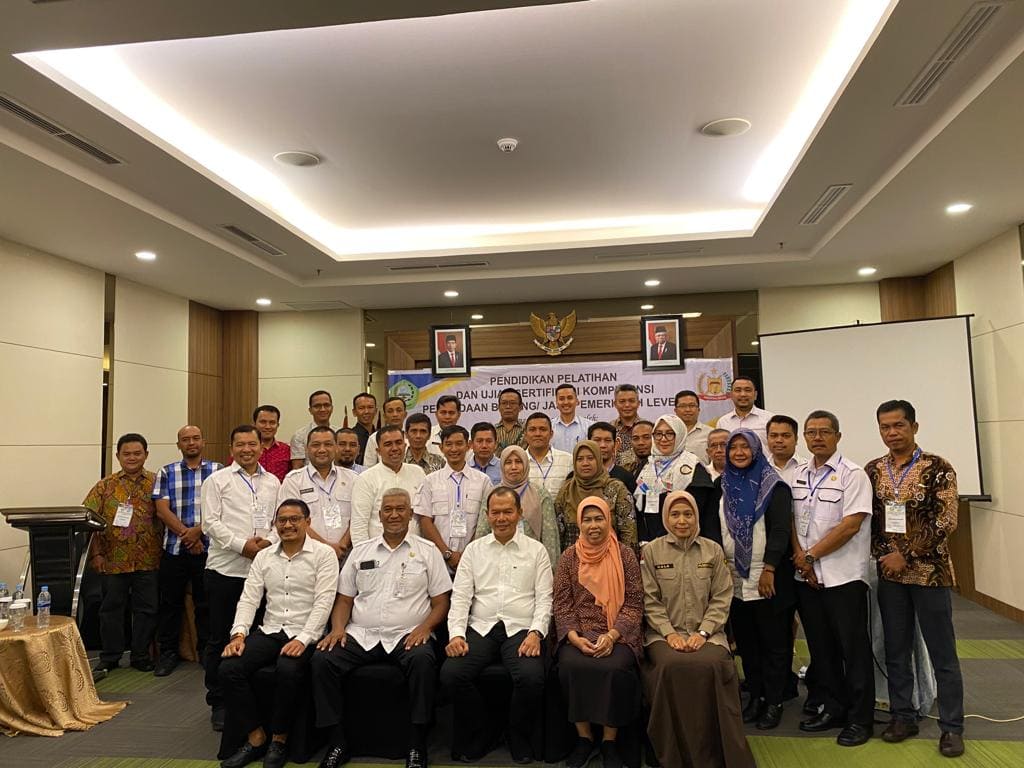 Pusat Diklat Nasional Bekerjasama dengan Pemkab Langkat Adakan Pelatihan dan Ujian Sertifikasi PBJ Level 1