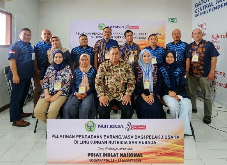 Pusdiknas Gandeng Nutricia Sarihusada Gelar Pelatihan Pengadaan Barang Jasa Bagi Pelaku Usaha
