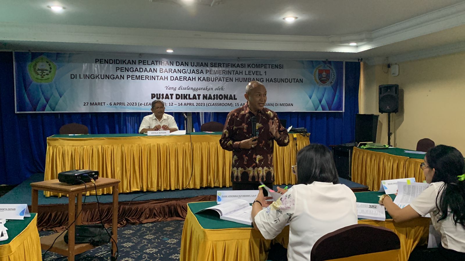Pemkab Humbang Hasundutan Ikuti Pelatihan PBJ Pemerintah Level 1 Yang Diselenggarakan Oleh Pusat Diklat Nasional